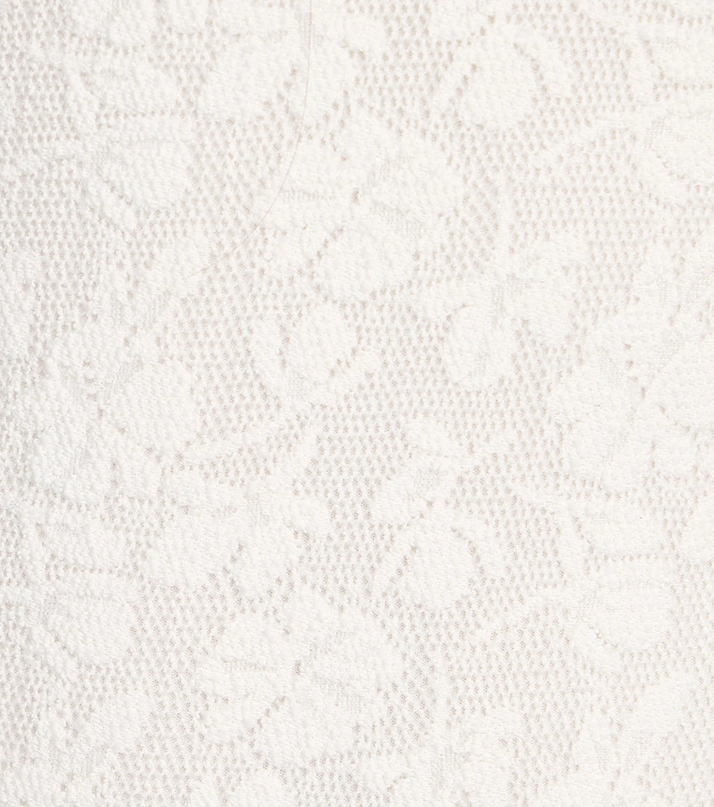 Flirty Fit Lace Ruffle Romper