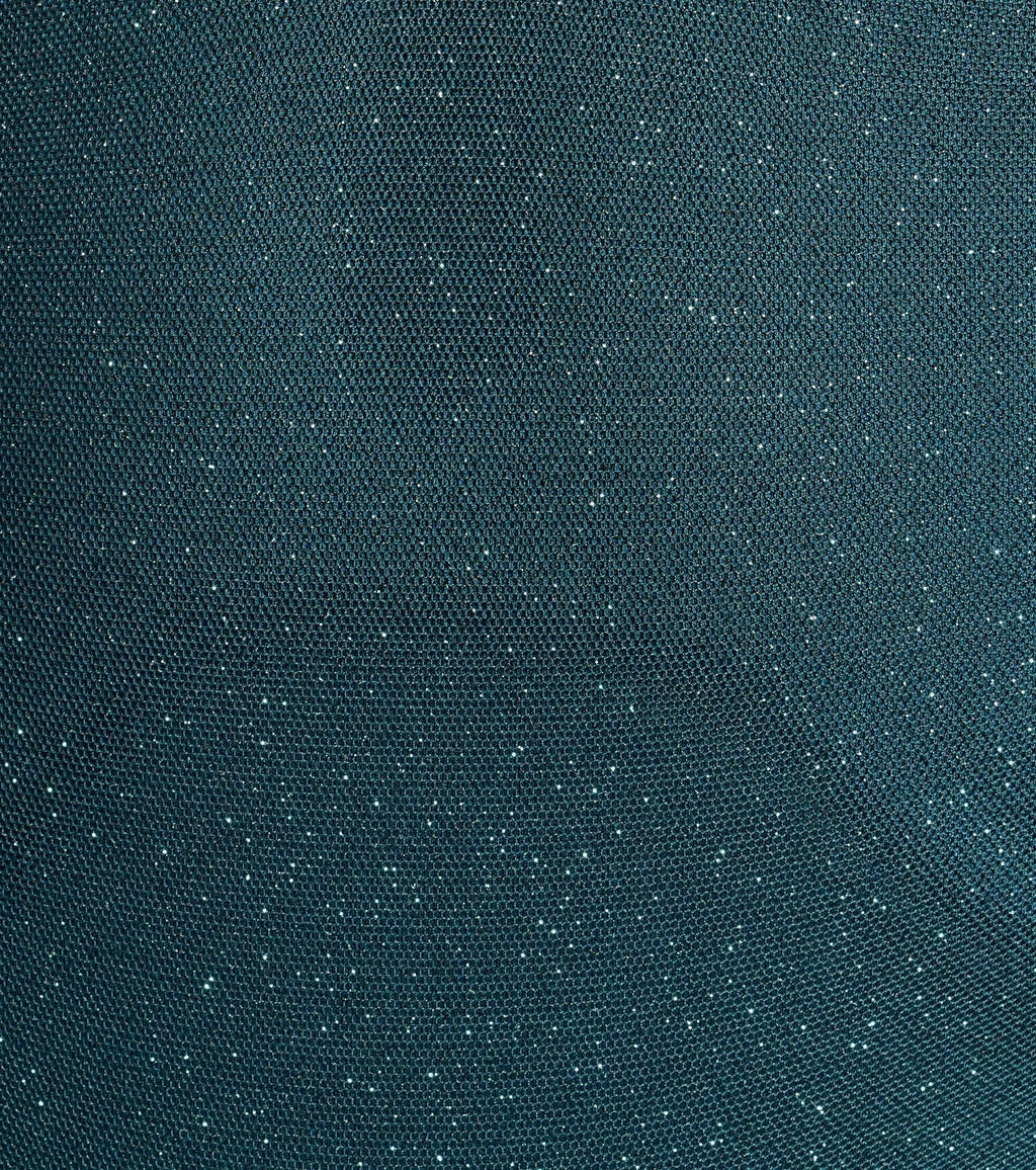 Sparkle and Shine Off-The-Shoulder Glitter Mini Dress
