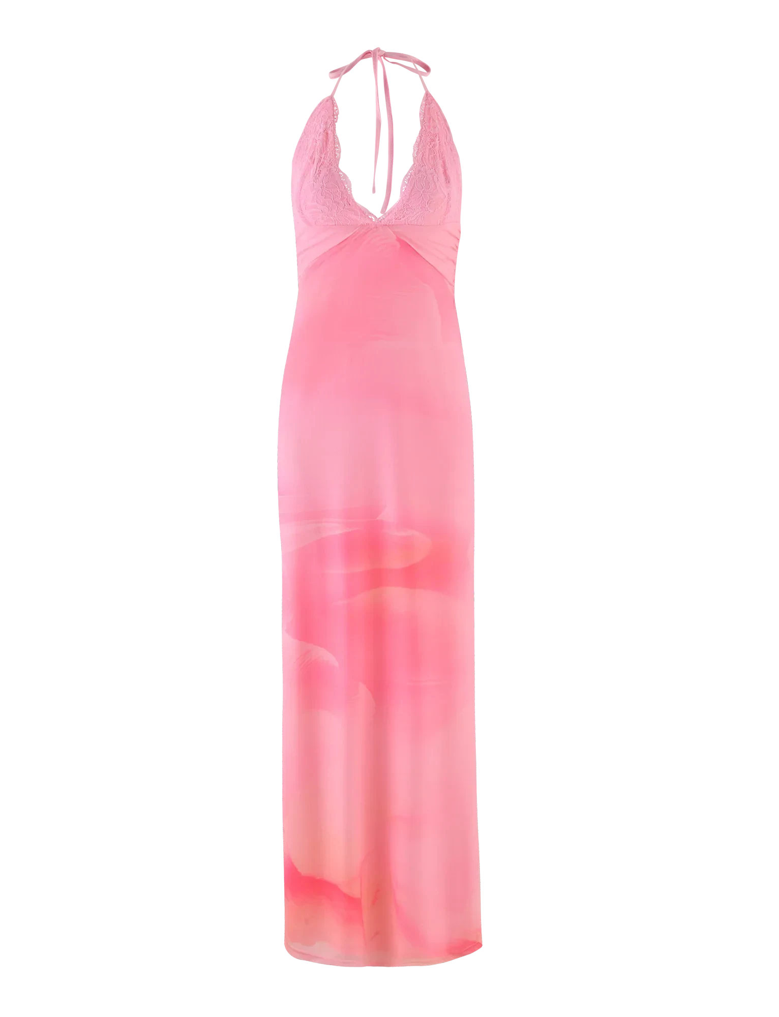 DENAE MAXI DRESS - PINK : FLORAL : PINK BLOSSOM
