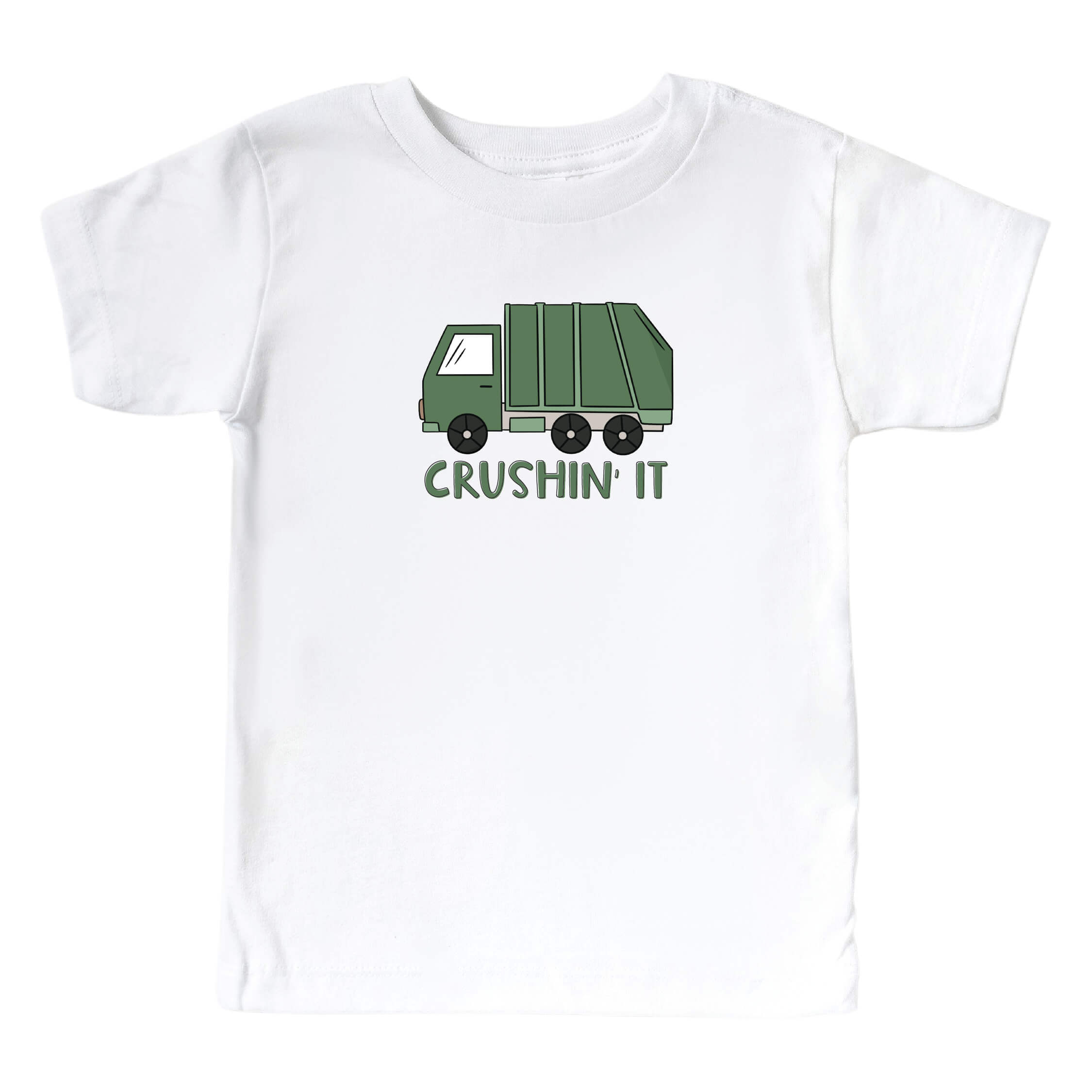 Crushin' It Kids Graphic Tee | White