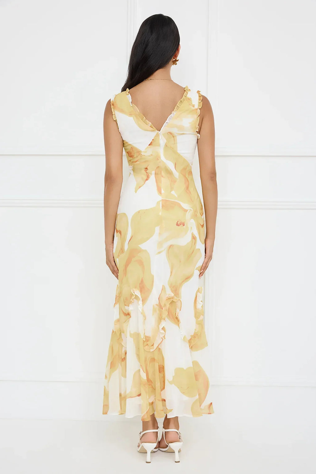 Lemon Meringue Maxi Dress Yellow